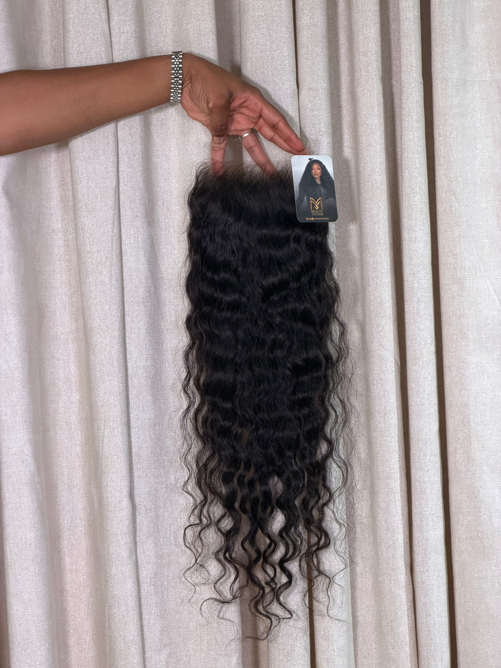 Closure Crespo 5x5 HD Cabello 100% Humano Acabado Natural