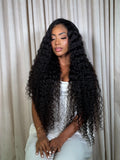 Peluca Jicel Crespo 36” Cabello 100% Humano Frontal 13x4 HD Densidad Natural