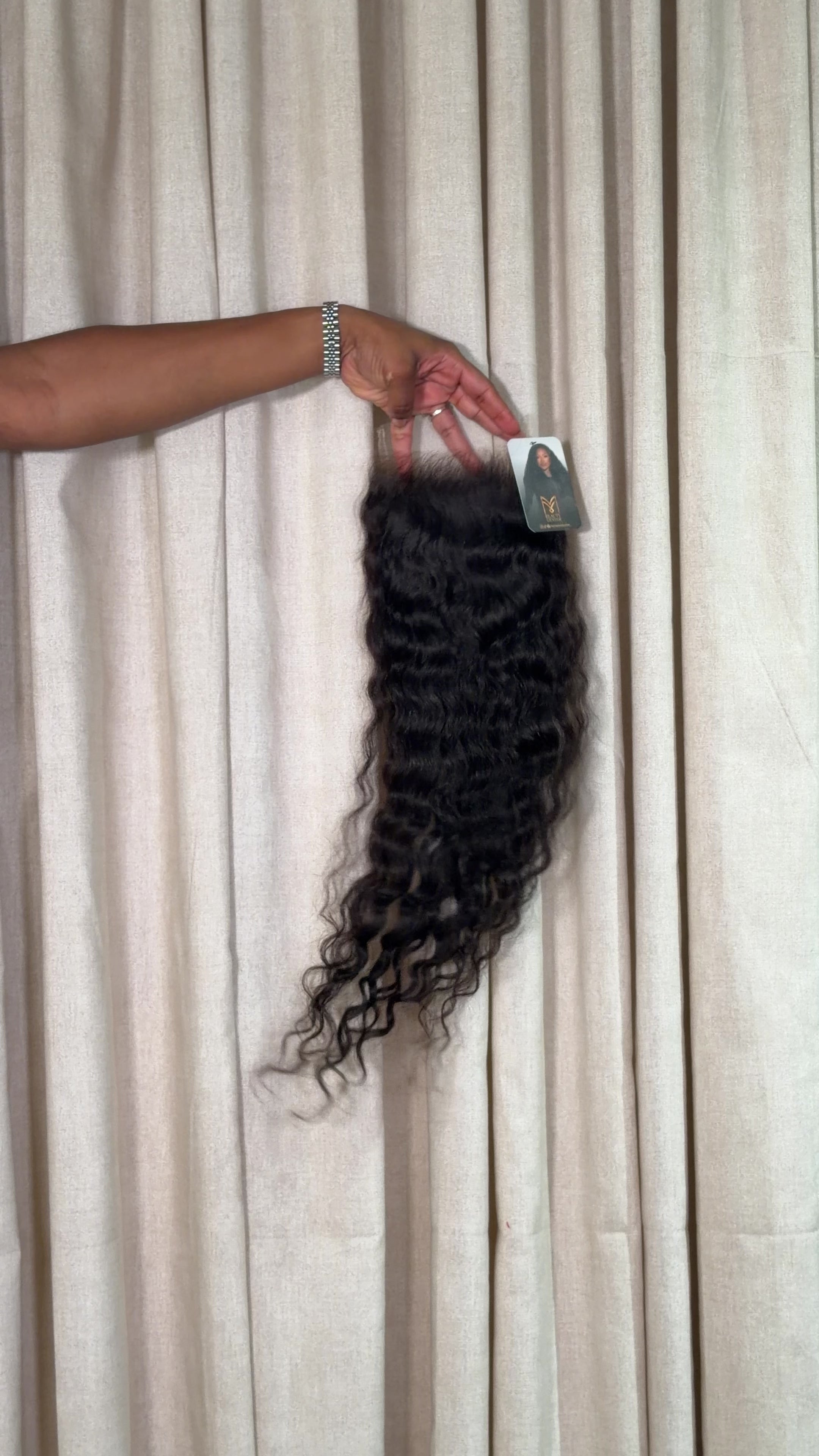 Closure Crespo 5x5 HD Cabello 100% Humano Acabado Natural